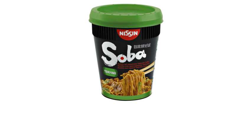 Nissin Soba Teriyaki Becher Nudeln