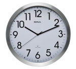 Wall clock MAULmove RC Ø400x45mm aluminum/white with battery