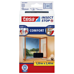 Insectenhor tesa® Insect Stop COMFORT buitendraaiende ramen 1,2x2,4m zwart