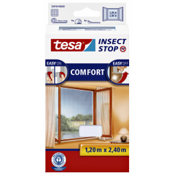 Insectenhor tesa® Insect Stop COMFORT buitendraaiende ramen 1,2x2,4m wit