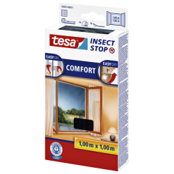 Moustiquaire tesa® Insect Stop COMFORT fenêtre 1x1m anthracite