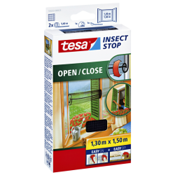 Moustiquaire tesa® Insect Stop OPEN/CLOSE fenêtre 1,3x1,5m antracite