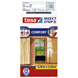 Insectenhor tesa® Insect Stop COMFORT deur 2x 0,65x2,50m zwart