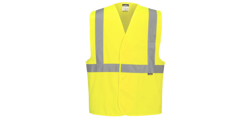 Fluorescent Yellow Portwest Hi-Vis Safety Vest