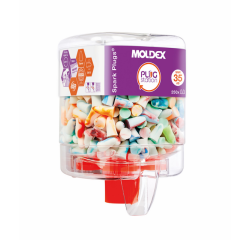 Bouchon d’oreille Moldez Spark Plugs Soft 6-13mm assorti 250 paires