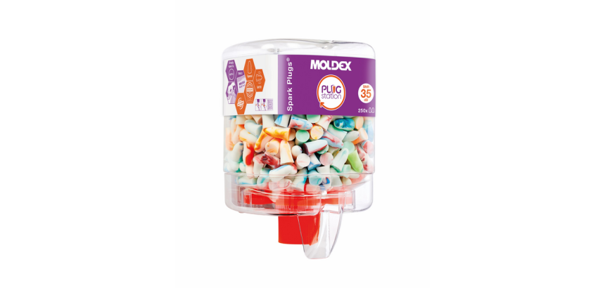 Moldex Spark Plugs Soft Ear Plug 6-13mm assorted 250 pairs
