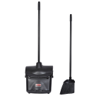 Handveger Rubbermaid Executive Lobby Broom met lange steel zwart