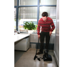 Stofblik Rubbermaid Executive Lobby Pro met lange steel zwart