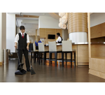 Stofblik Rubbermaid Executive Lobby Pro met lange steel zwart