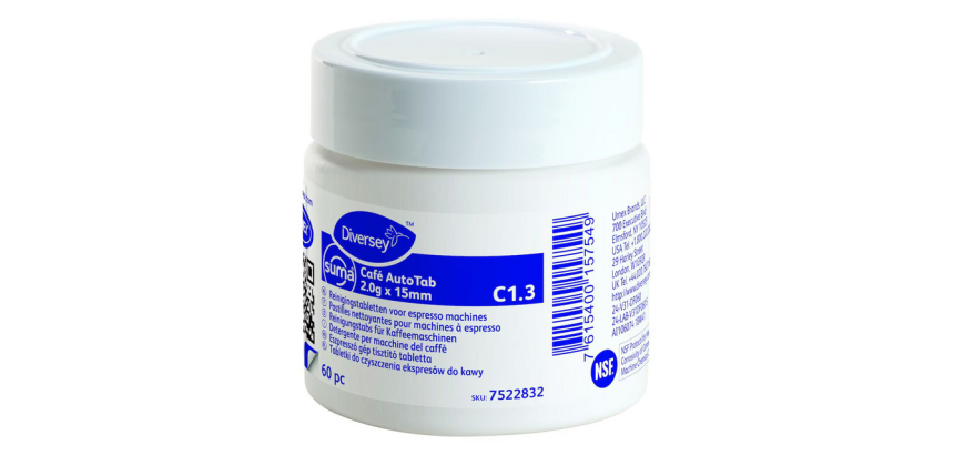 Tablettes nettoyantes Suma Café C1.3 60 pièces