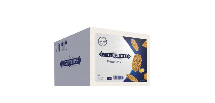 Galette fine au beurre Jules Destrooper - Carton de 150