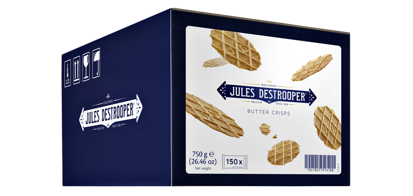 Galette fine au beurre Jules Destrooper - Carton de 150