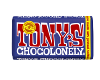 Tony's Chocolonely Chocolate Bar 180g Milk Pretzel Toffee