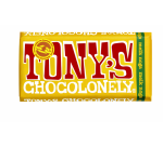 Chocolade Tony's Chocolonely melk noga reep 180gr