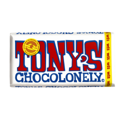Chocolat Tony's Chocolonely blanc tablette 180g