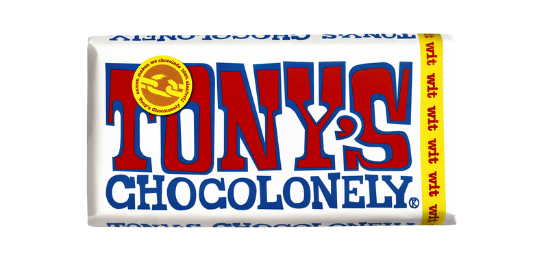 Chocolat Tony's Chocolonely blanc tablette 180g