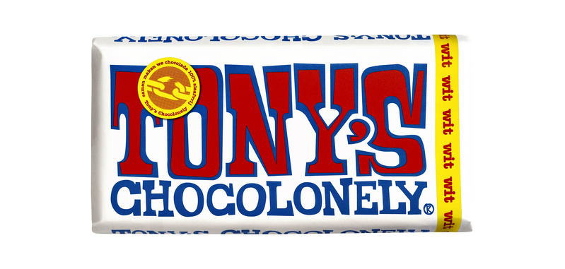 Chocolat Tony's Chocolonely blanc tablette 180g
