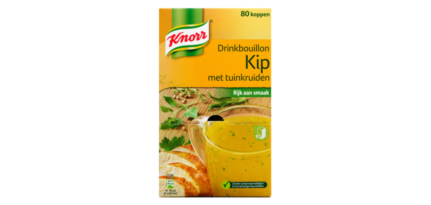 Knorr Drinking Broth Chicken and Herbs 80 Pieces