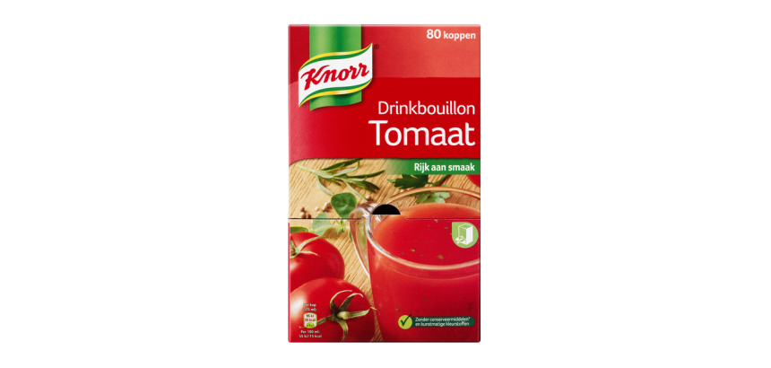 Drinkbouillon Knorr tomaat 80 stuks