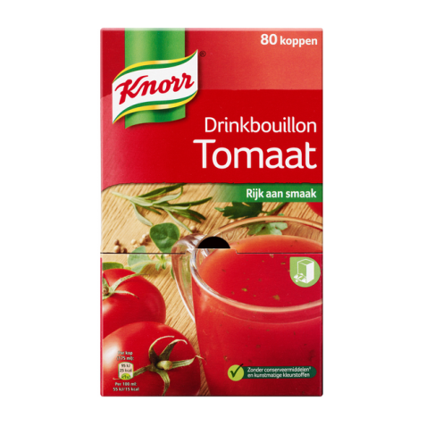 Drinkbouillon Knorr tomaat 80 stuks