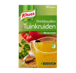 Bouillon à boire Knorr aux herbes 80 pièces