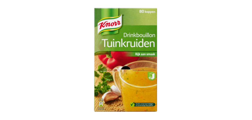 Bouillon à boire Knorr aux herbes 80 pièces