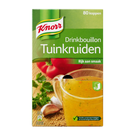 Drinkbouillon Knorr tuinkruiden 80 stuks