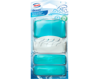 Toiletblok Air plus ocean 55ml met houder 3 stuks