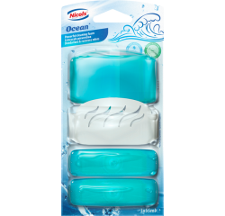 Toiletblok Air plus ocean 55ml met houder 3 stuks