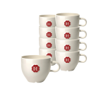 Douwe Egberts Cappuccino Tasse 180ml Weiß 12 Stück