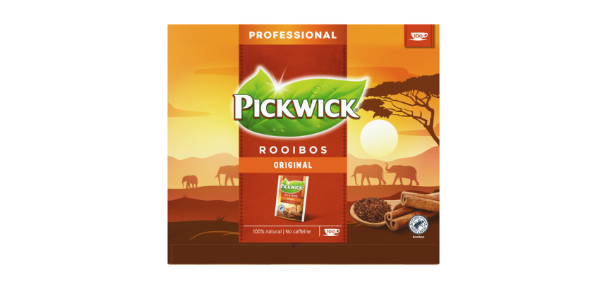 Thé Pickwick rooibos 100x 1,5g avec enveloppe