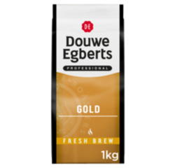 Koffie Douwe Egberts Fresh Brew Gold voor automaten 1kg