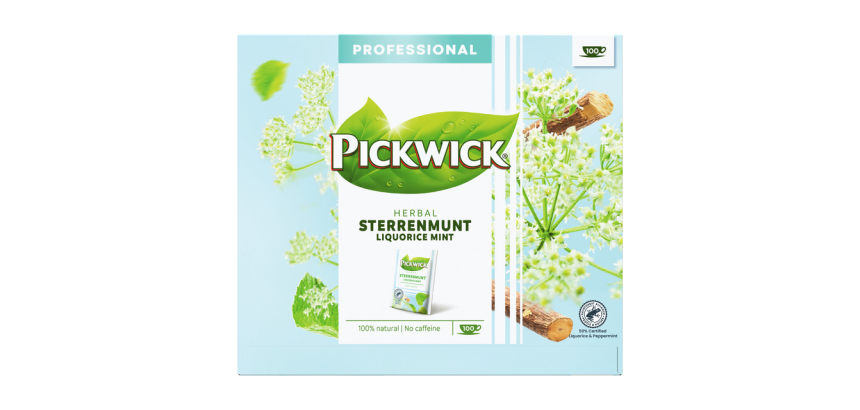 Thee Pickwick sterrenmunt 100x2gr met envelop