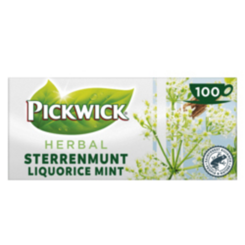 Thé Pickwick Sterrenmunt 100x 2g avec enveloppe