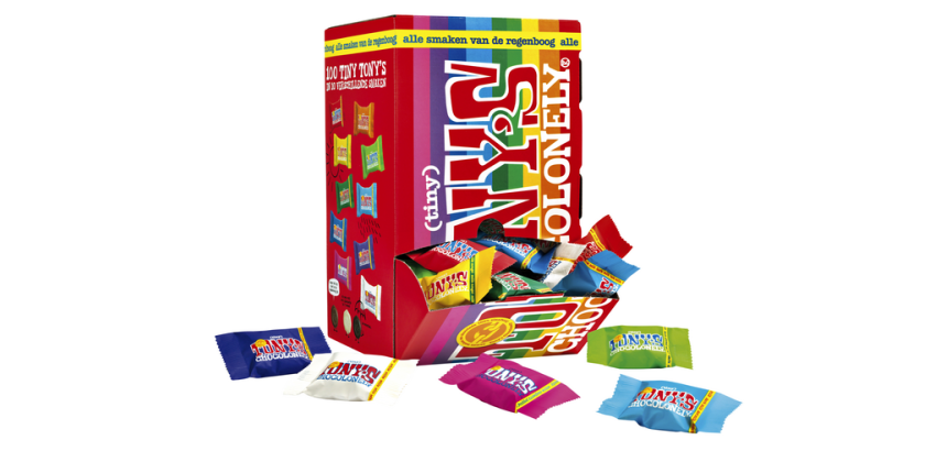 Tony's Chocolonely Chocolate Tiny Mix Box 100 Pieces
