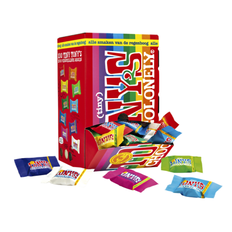 Chocolat Tony's Chocolonely Tiny mélange boîte 100 pièces