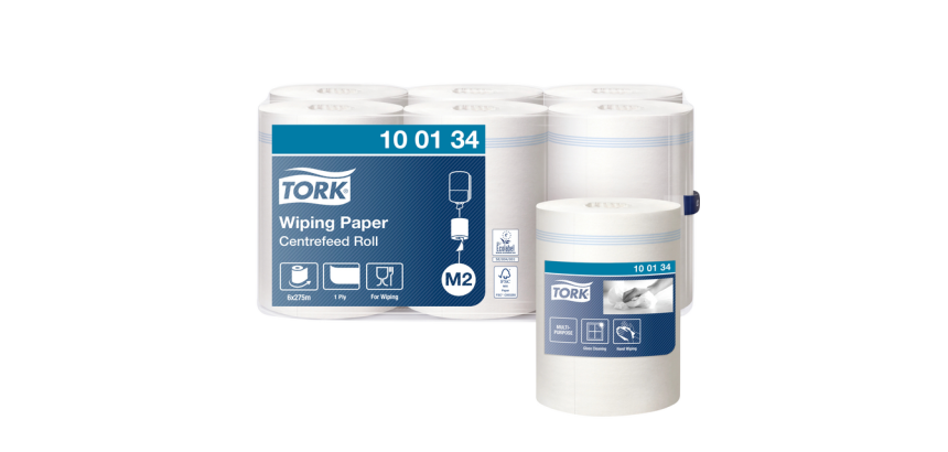Papier d'essuyage Tork M2 Advanced 100134 1 épaisseur 275m blanc