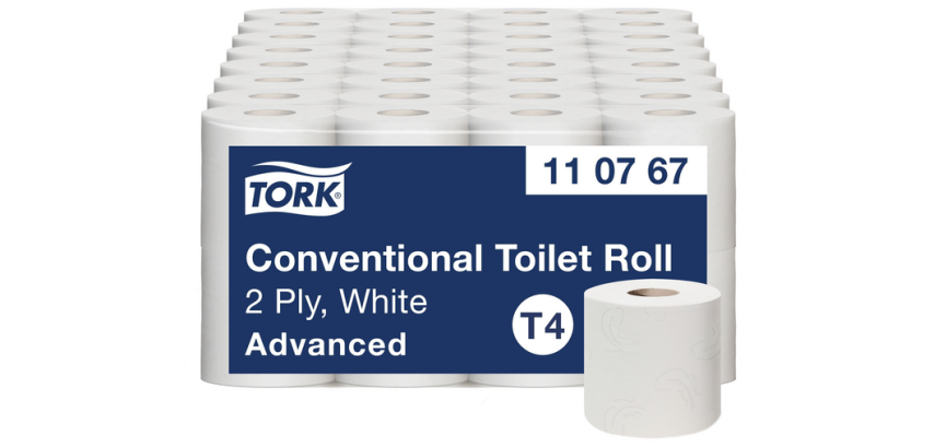 Papier toilette Tork T4 110767 Advanced 2 épaisseur 250 feuilles blanc