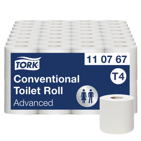 Papier toilette Tork T4 110767 Advanced 2 épaisseur 250 feuilles blanc