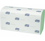 Toalla de mano plegada en V Tork H3 Advanced verde - Caja de 3750