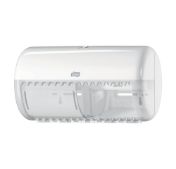 Distributeur papier toilette Tork T4 Elevation Twin 557000 blanc