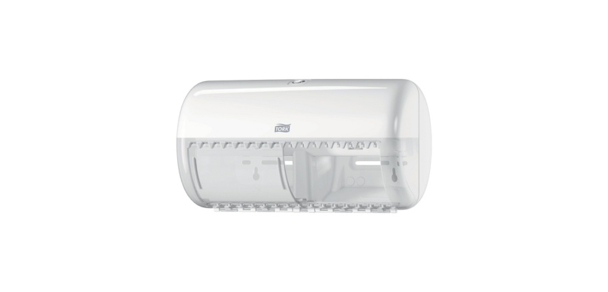 Tork T4 Elevation 557000 Duo White Toilet Paper Dispenser