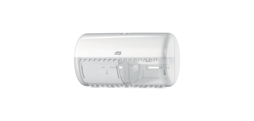 Toiletpapierdispenser Tork T4 Elevation duo wit 557000