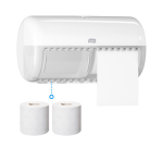 Toiletpapierdispenser Tork T4 Elevation duo wit 557000
