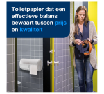 Toiletpapierdispenser Tork T4 Elevation duo wit 557000