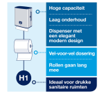 Handdoekroldispenser Tork H1 Image Line Matic zilver 460001