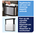 Distributeur essuie-mains Tork H2 Image Line Xpress Countertop 460005 argent