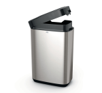 Trash can Tork Image Design 50 liters, black/stainless steel