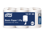 Poetspapier Tork M2 Basic Universal 1-laags 300m wit 120155