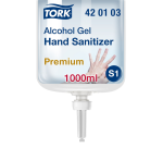 Handdesinfectie Tork S1 Premium alcoholgel ongeparfumeerd 1000 ml 420103